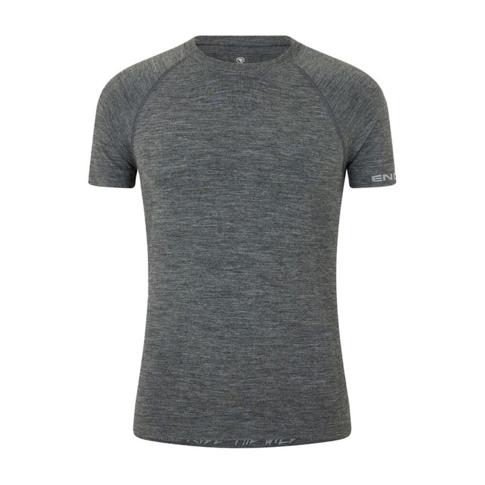 Endura Mens Pross Logo Base Layer Top / Gray